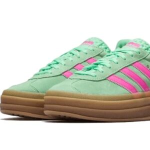 Adidas Gazelle Bold Pulse Mint Pink | Green and Pink Gazelle | Size 6.5